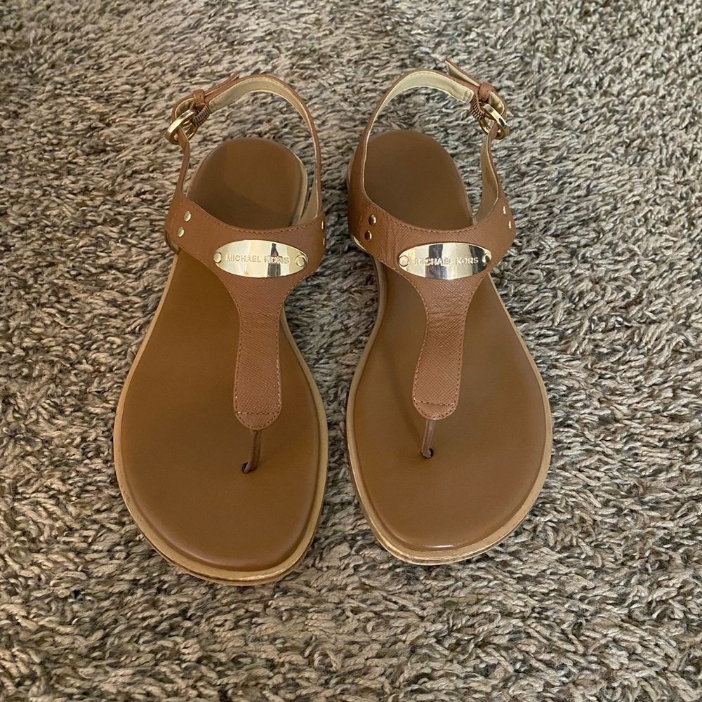Michael Kors Leather sandals- Women’s Size 7.5
